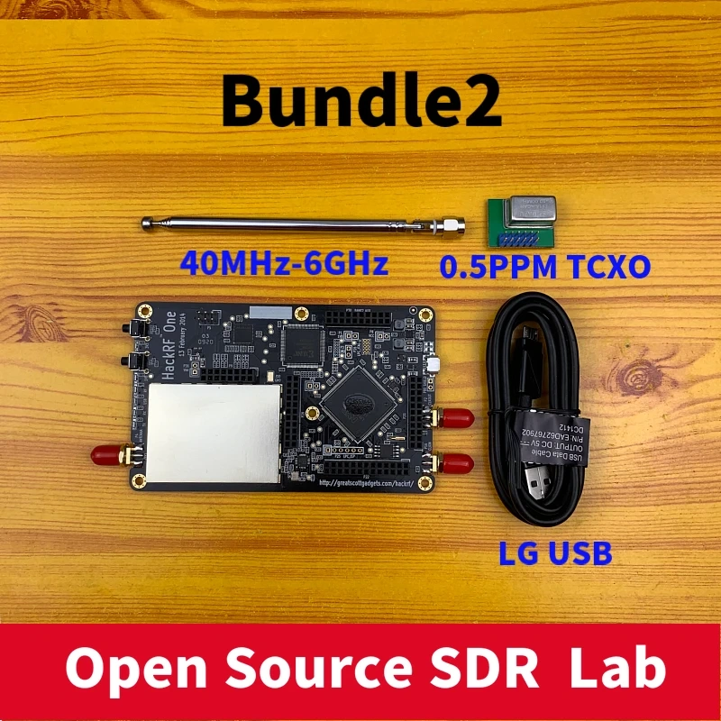 HRF  SDR Software Defined Radio 1MHz to 6GHz Mainboard Development board kit