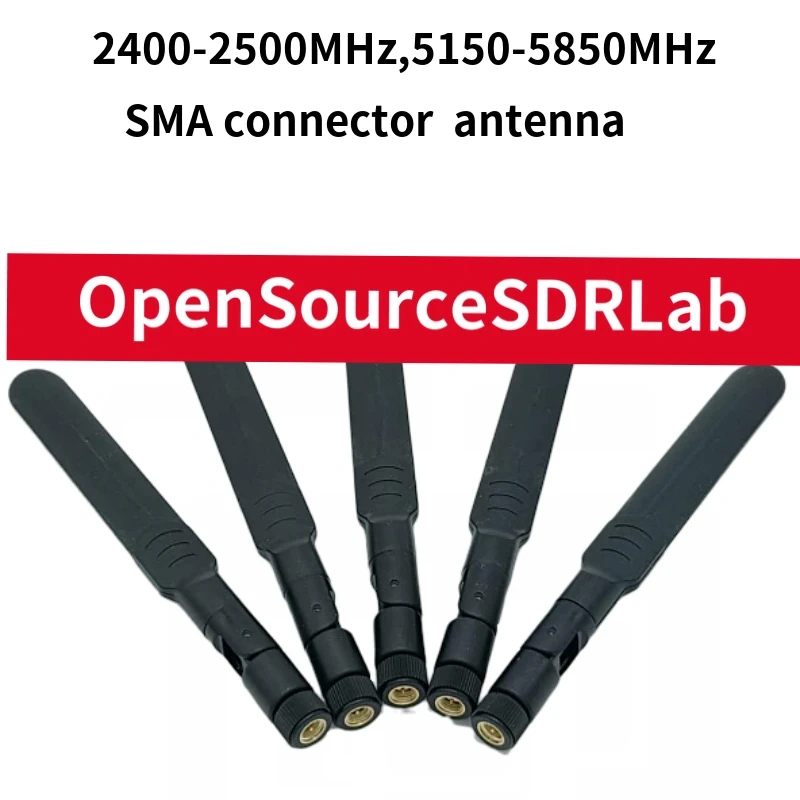 2400MHz-2500MHz 5150MHz-5850MHz SMA Antenna for HackRF One