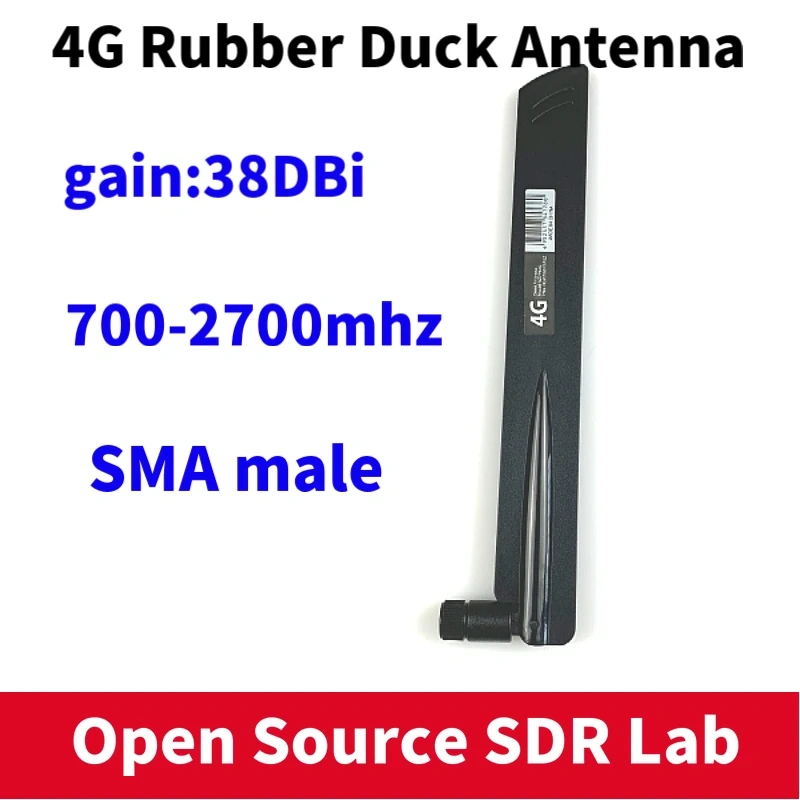 GSM 2G 3G 4G full band WCDMA GPRS NB 800M glue stick folding antenna high gain 38DBi SMA Male 700-2700MHz 22cm length