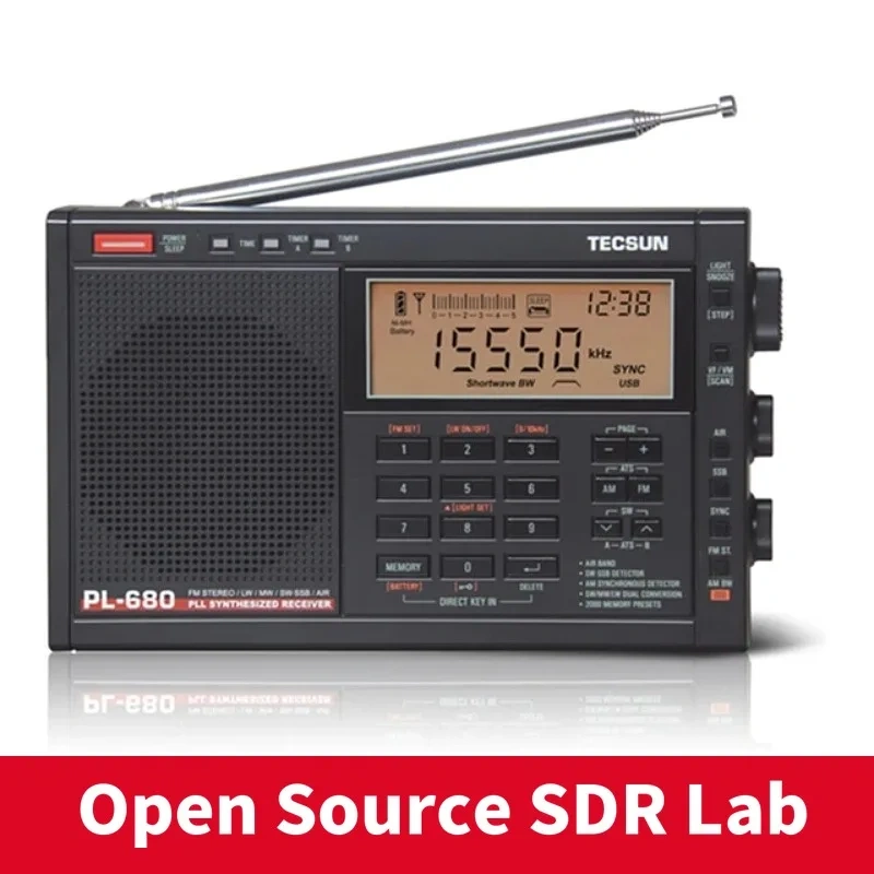 Tecsun PL-680 fm radio portable high performance full band digital tuning stereo radio FM AM SW SSB Radio Receiver