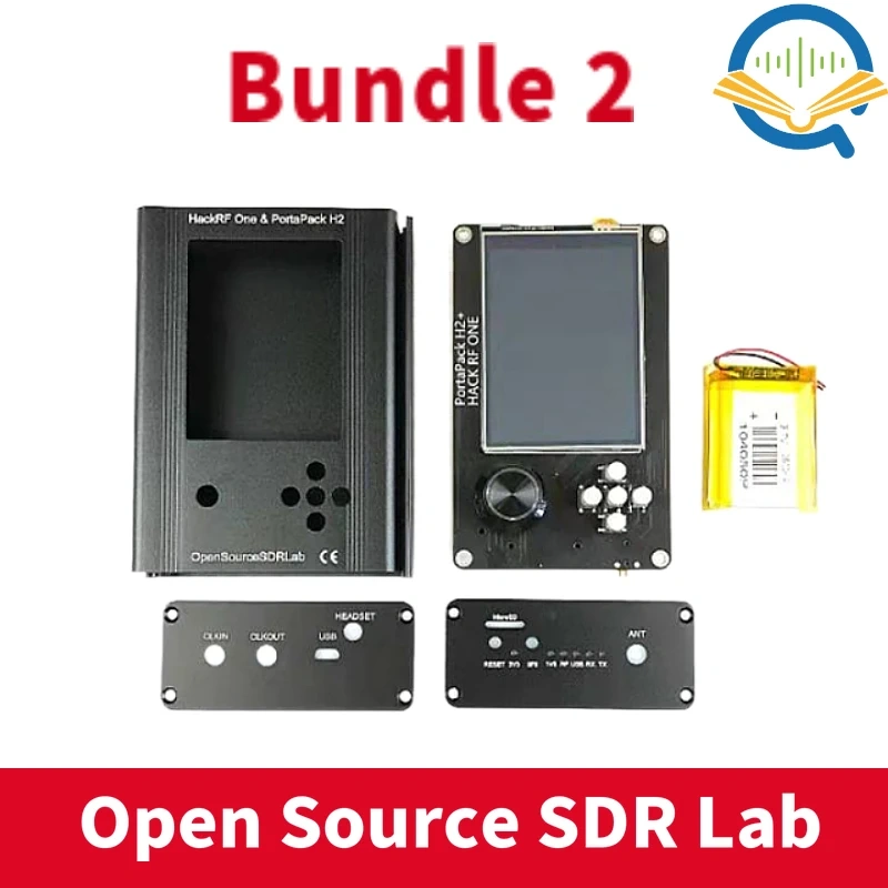 New Mayhem Portapack H2  Software Defined Radio 1MHz-6GHz Optional Metal Case Antennas kits DIY Fast Assemble