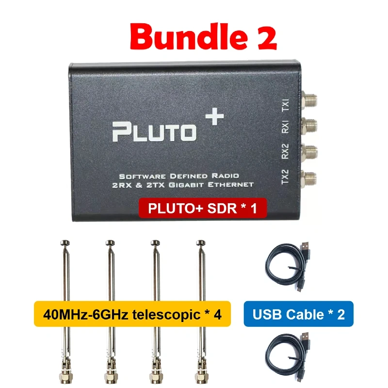 PLUTO+ SDR AD9363 2T2R Radio SDR Transceiver Radio 70MHz-6GHz Software Defined Radio