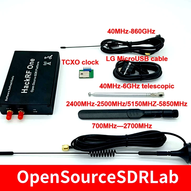 HRF  SDR Software Defined Radio 1MHz to 6GHz Mainboard Development board kit
