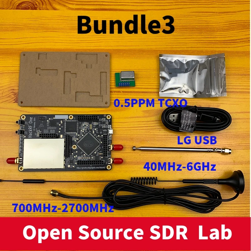 HRF  SDR Software Defined Radio 1MHz to 6GHz Mainboard Development board kit