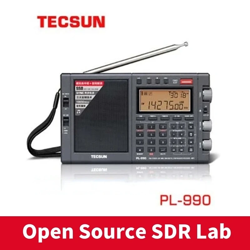 Tecsun PL-990 FM Portable Radio All-band Single Sideband Radio Receiver Music Player English User Manual with 16GB TF Card
