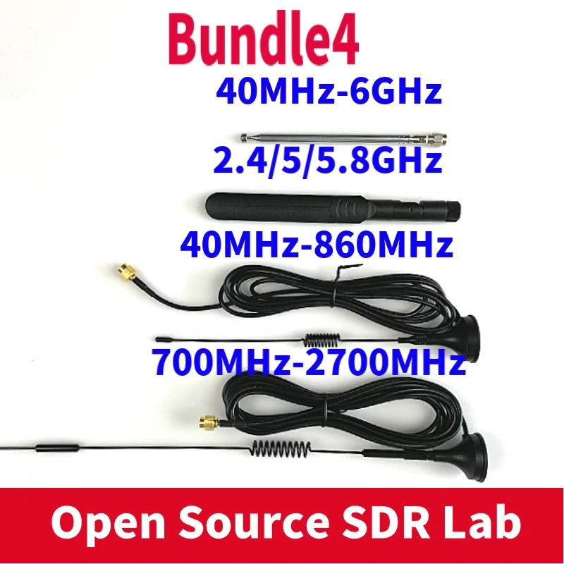 SMA Male Connector Antennas for Software Defined Radio SDR Demo Boards HackRF One LimeSDR