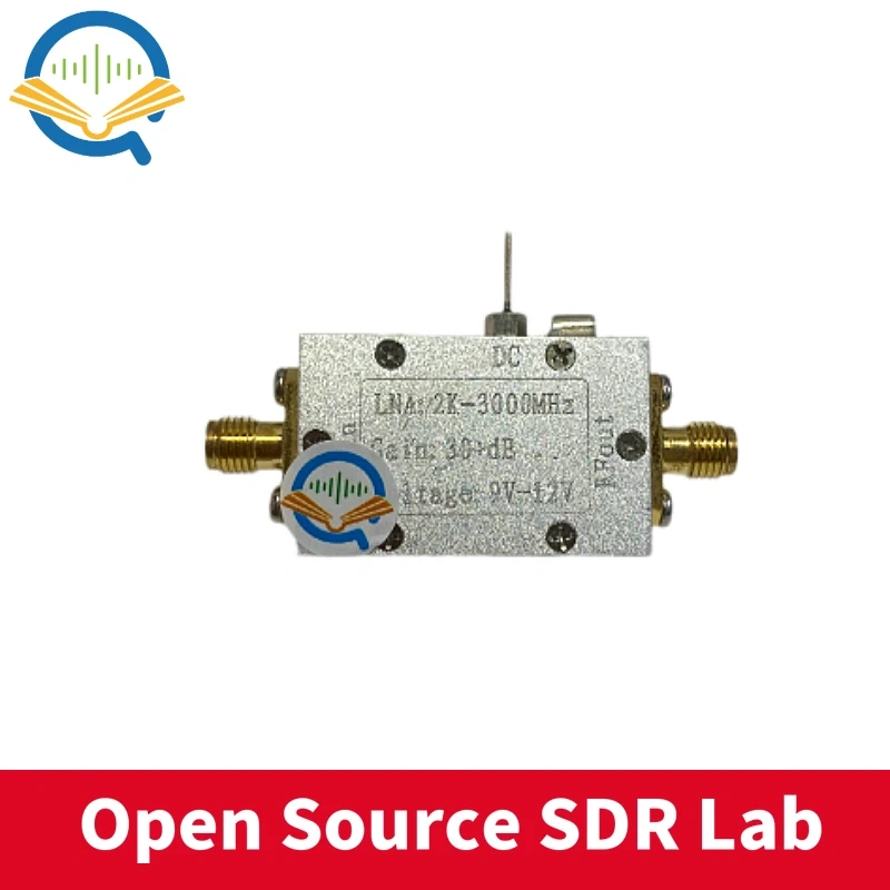 RF Low NAmplifier LNA Wideband Amplifier 2K-3000MHz Gain 30+dB For Shortwave FM Broadcast