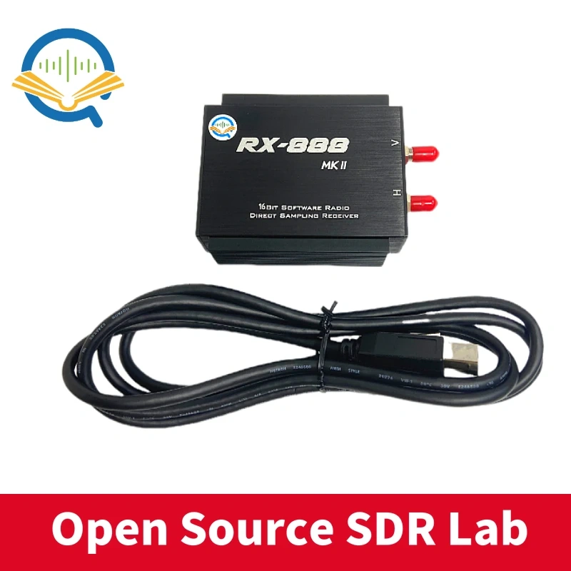 RX888 MKII 16bit SDR Receiver Radio LTC2208 ADC Upgrade RX888