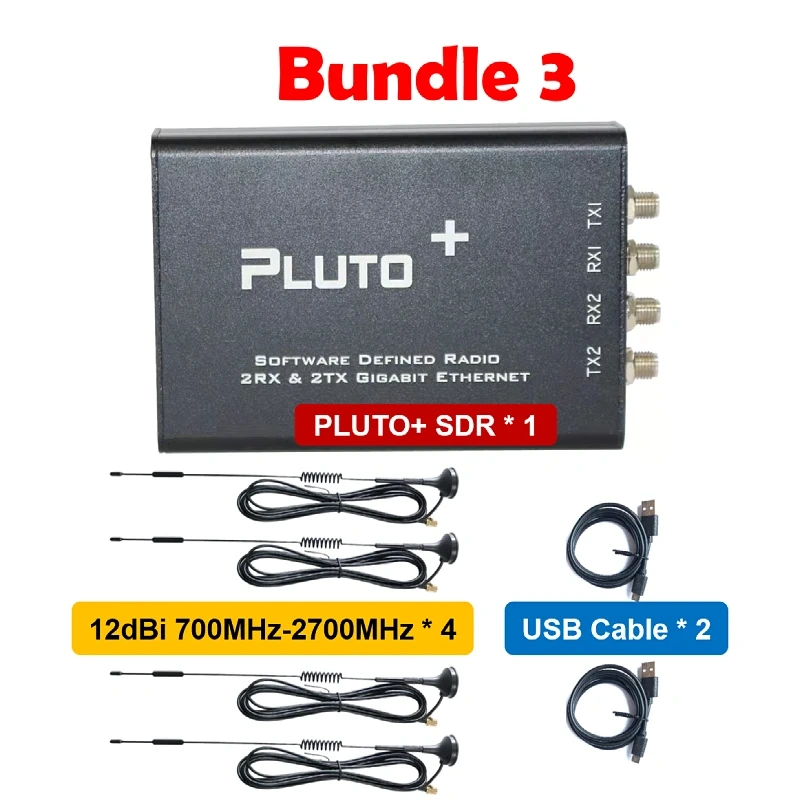 PLUTO+ SDR AD9363 2T2R Radio SDR Transceiver Radio 70MHz-6GHz Software Defined Radio