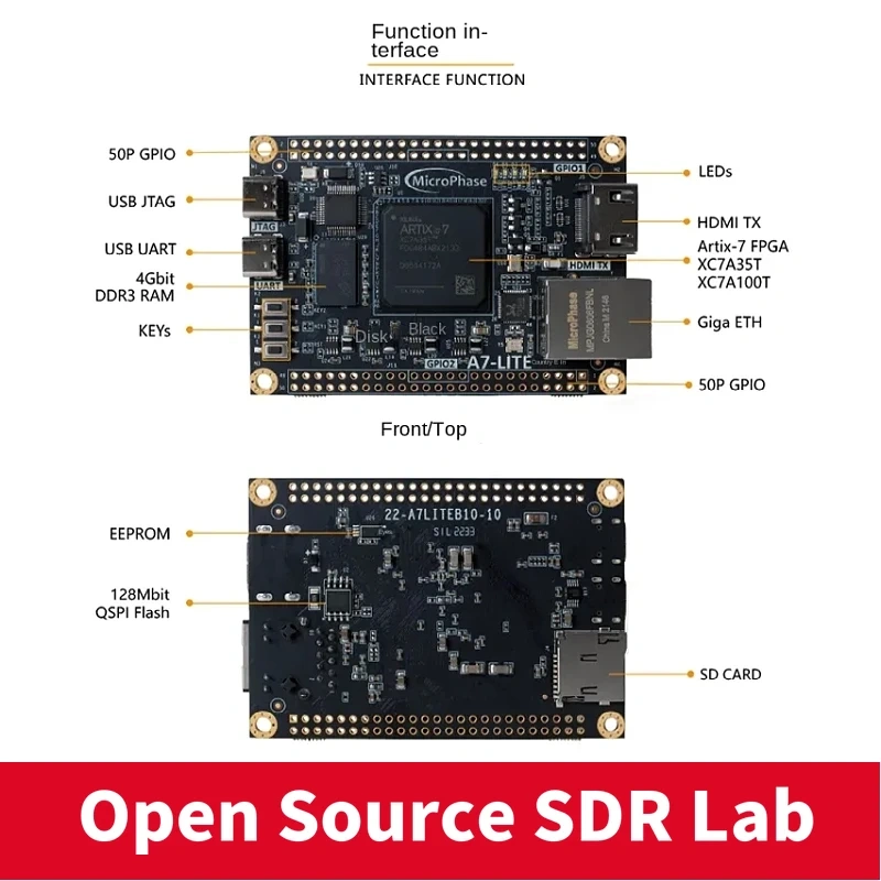FPGA Development Board Core Board XILINX Artix 7 XC7A35T 100T A7-Lite