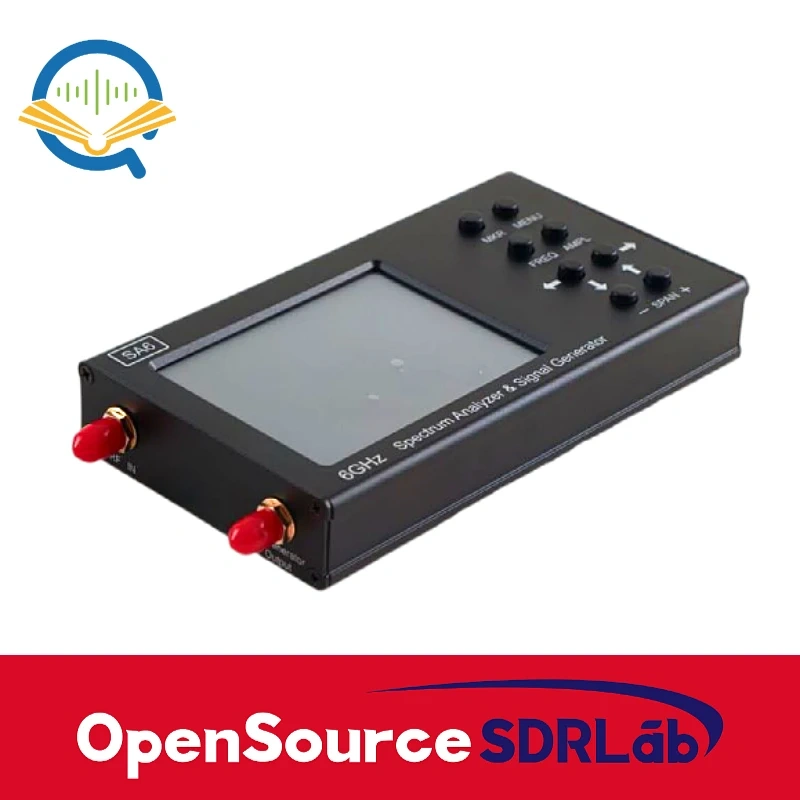 SA6 Portable Spectrum Analyzer Signal Generator 3.2 inch Touched Screen Handheld Spectrum Analyzer Signalizer Signal Tester