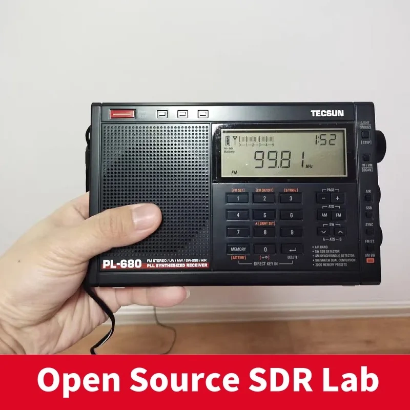 Tecsun PL-680 fm radio portable high performance full band digital tuning stereo radio FM AM SW SSB Radio Receiver