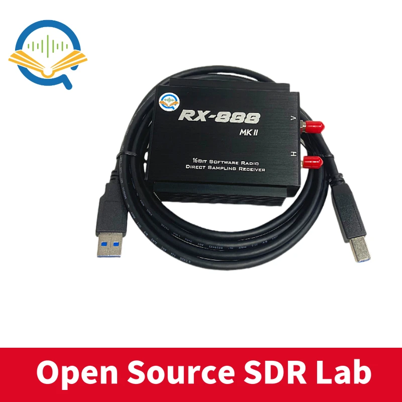 RX888 MKII 16bit SDR LTC2208 ADC Upgrade RX888,HackRF One & Portapack