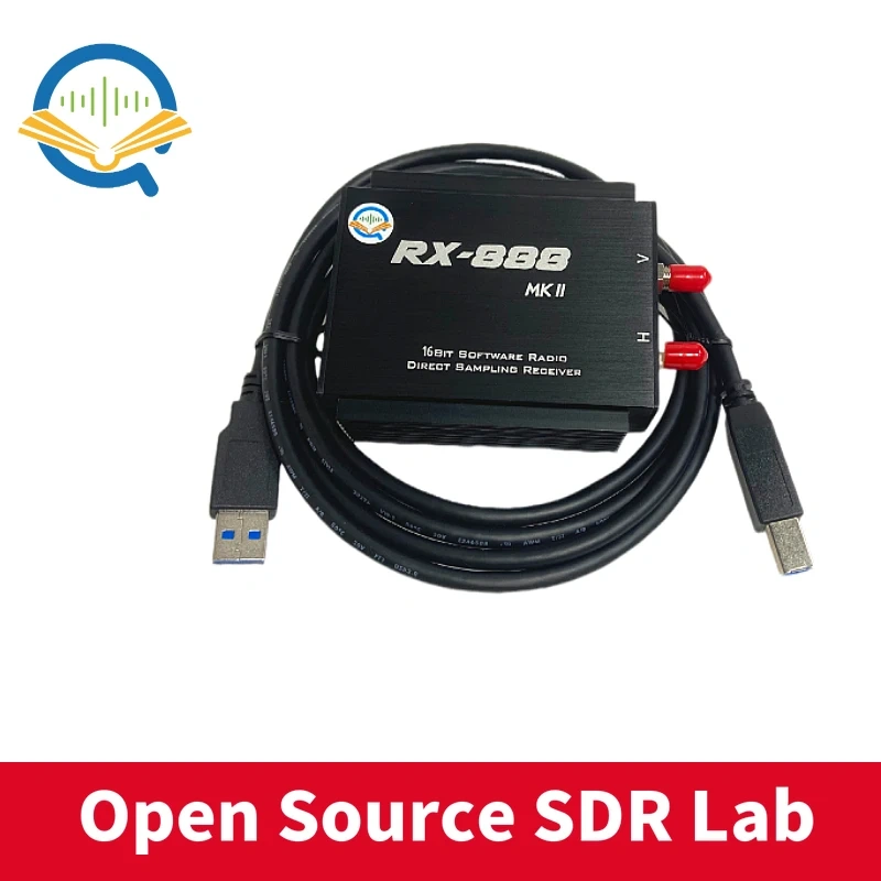 RX888 MKII 16bit SDR Receiver Radio LTC2208 ADC Upgrade RX888