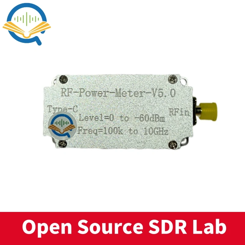 RF-Power-Meter-V5.0 100K To 10GHz RF Power Meter High-Speed Acquisition Type With Type-C Data Port