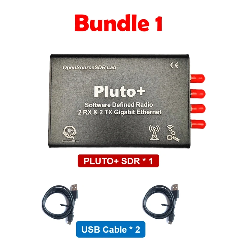 OpenSourceSDR Lab PLUTO+ SDR AD9363 2T2R Radio SDR Transceiver Radio 70MHz-6GHz Software Defined Radio