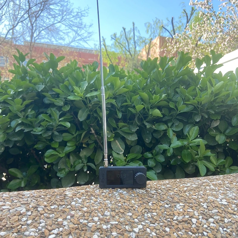 New SI4732 0.5-108MHz Pocket SSB Mini Radio LSB USB AM FM All Band Radio Receiver ESP-32-S3 BB Antenna