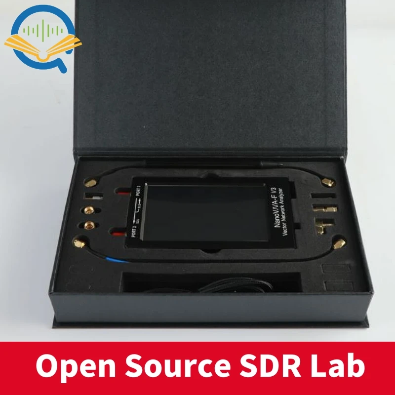 NanoVNA-F V3 1MHz-6GHz Portable Vector Network Analyzer VNA for MF/HF/VHF/UHF/SHF Antenna