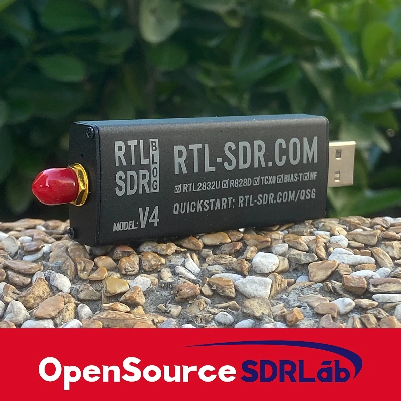 OpenSourceSDRLab Original RTL-SDR Blog RTL SDR V4 R828D RTL2832U 1PPM TCXO SMA RTLSDR Software Defined Radio with Multipurpose D