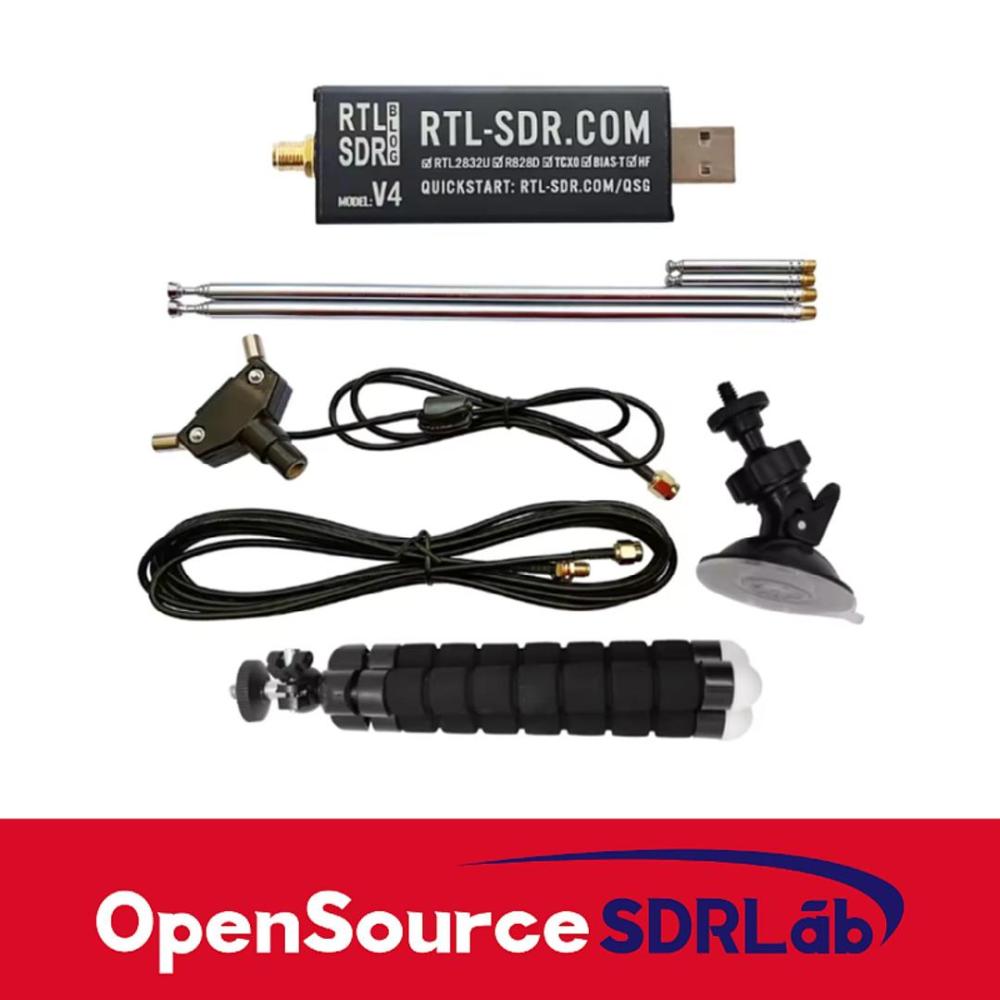OpenSourceSDRLab Original RTL-SDR Blog RTL SDR V4 R828D RTL2832U 1PPM TCXO SMA RTLSDR Software Defined Radio with Multipurpose D