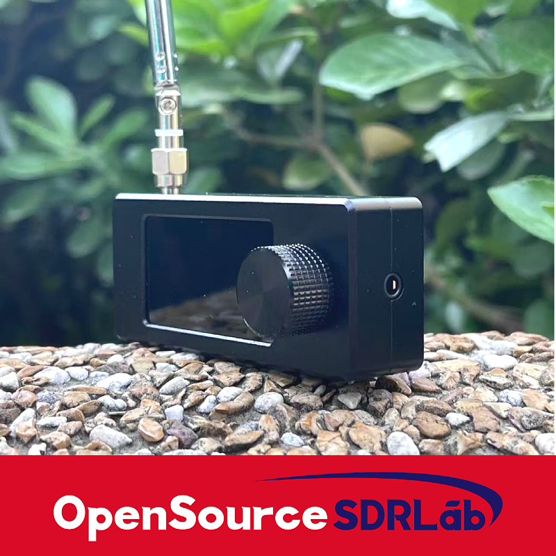 OpenSourceSDRLab new SI4732 0.5-108MHz pocket SSB mini radio LSB USB AM FM full band radio receiver with aluminum alloy shell ES