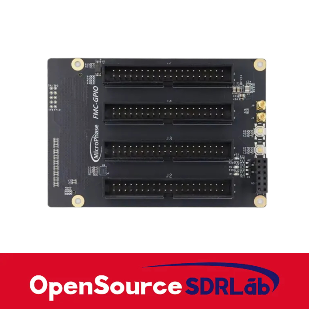 FPGA development board with FMC to 40 pin expansion board FMC-GIO daughter card