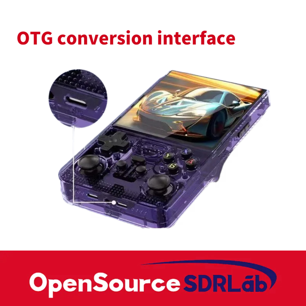 Open source handheld 4.1-inch high-definition large screen dual joystick 3D classic game R39max PSP game handheld
