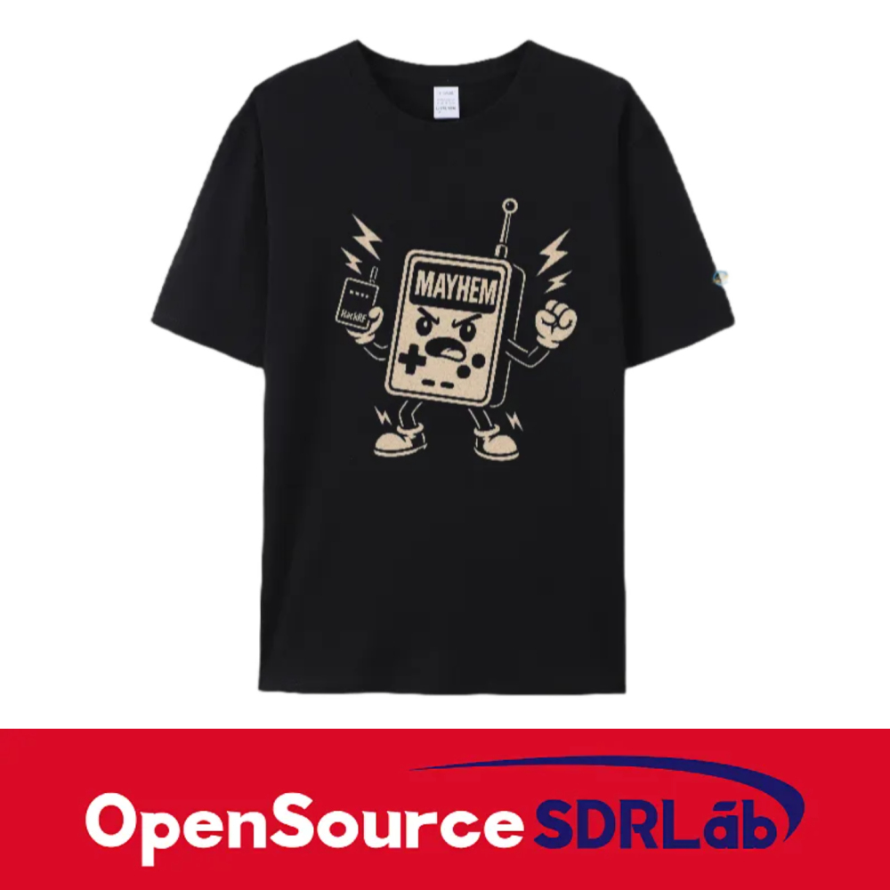 OpenSourceSDRLab Customized Mayhem T-shirt Premium Long Staple Cotton Comfortable Casual Fashionable