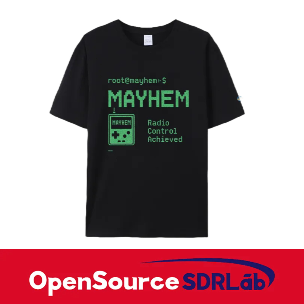 OpenSourceSDRLab Customized Mayhem T-shirt Premium Long Staple Cotton Comfortable Casual Fashionable