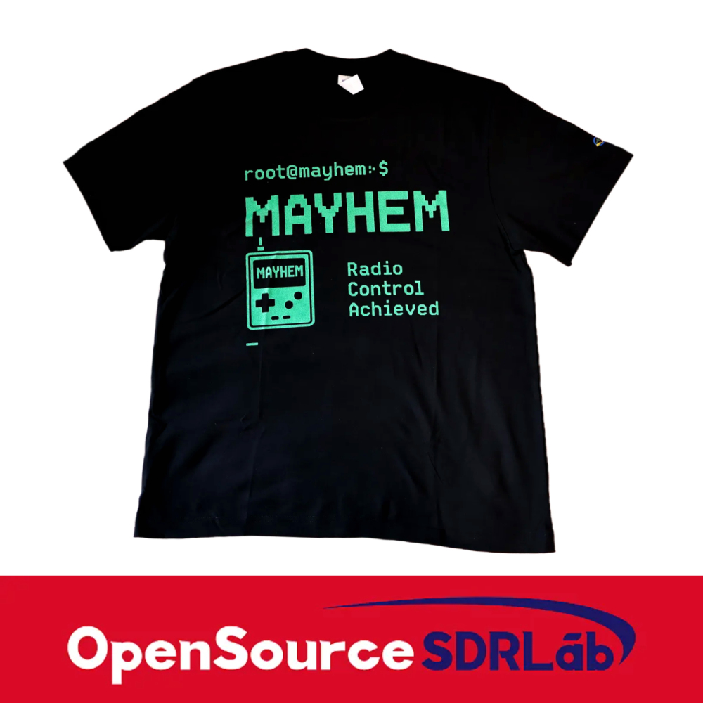 OpenSourceSDRLab Customized Mayhem T-shirt Premium Long Staple Cotton Comfortable Casual Fashionable