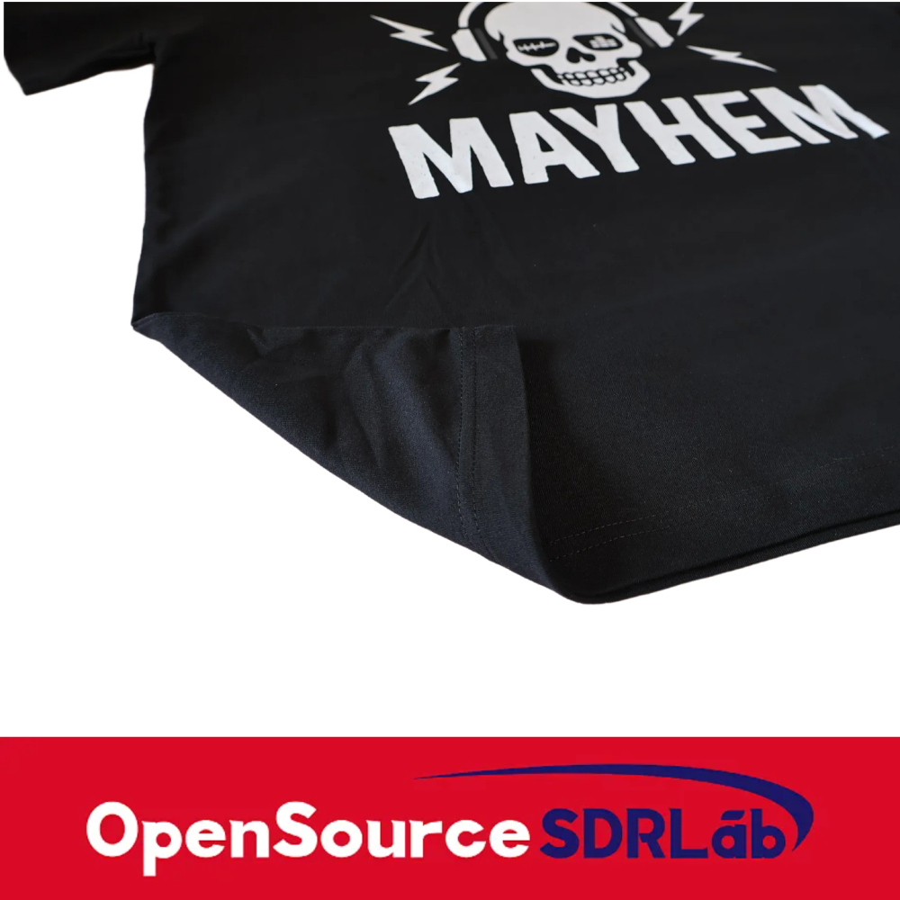 OpenSourceSDRLab Customized Mayhem T-shirt Premium Long Staple Cotton Comfortable Casual Fashionable
