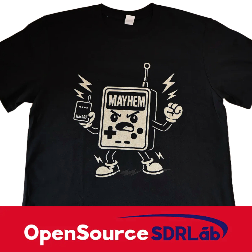 OpenSourceSDRLab Customized Mayhem T-shirt Premium Long Staple Cotton Comfortable Casual Fashionable