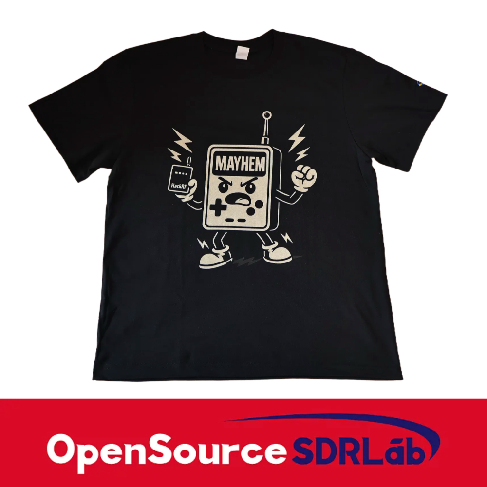 OpenSourceSDRLab Customized Mayhem T-shirt Premium Long Staple Cotton Comfortable Casual Fashionable