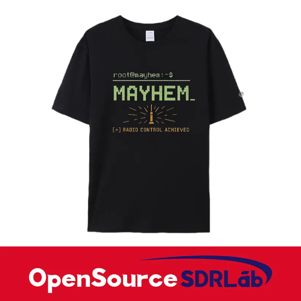 OpenSourceSDRLab Customized Mayhem T-shirt Premium Long Staple Cotton Comfortable Casual Fashionable