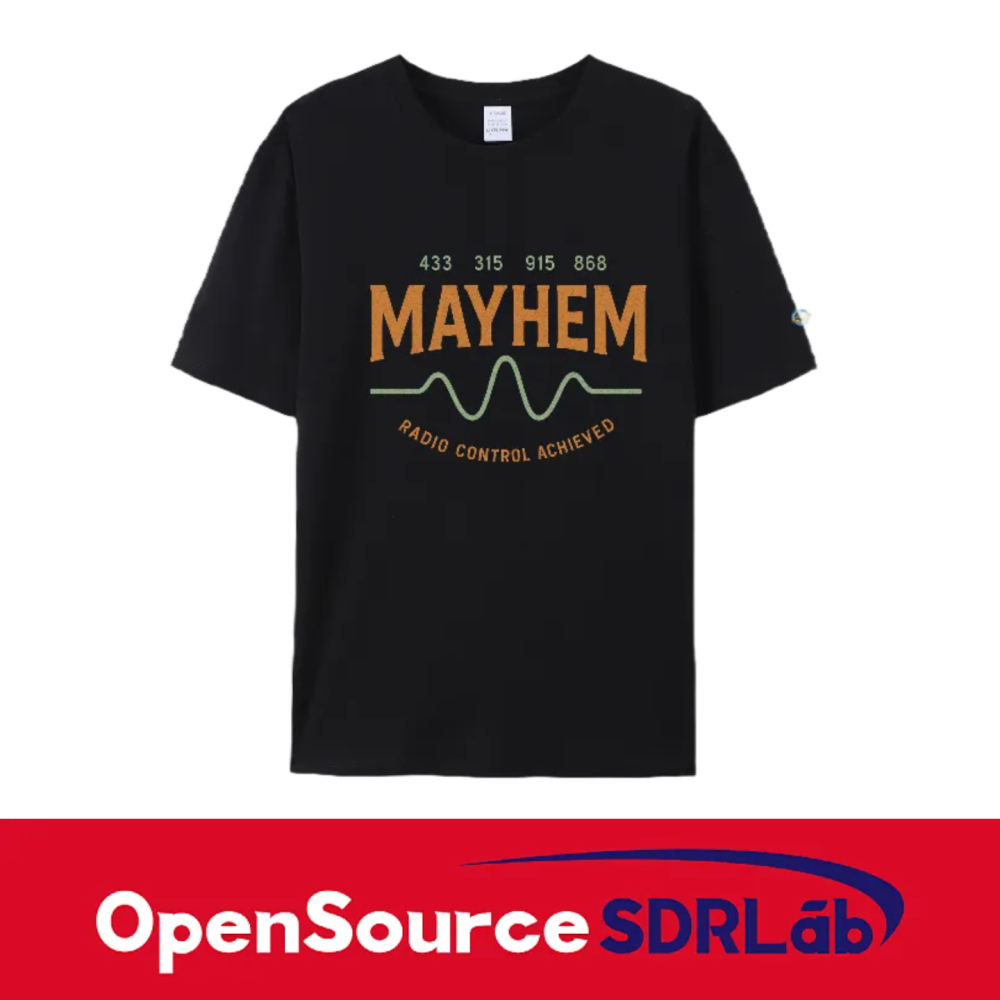 OpenSourceSDRLab Customized Mayhem T-shirt Premium Long Staple Cotton Comfortable Casual Fashionable