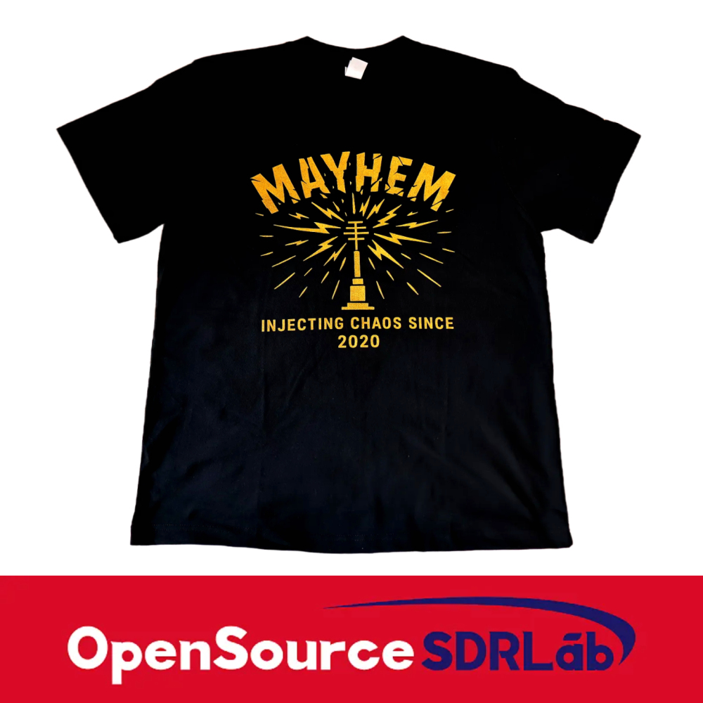 OpenSourceSDRLab Customized Mayhem T-shirt Premium Long Staple Cotton Comfortable Casual Fashionable