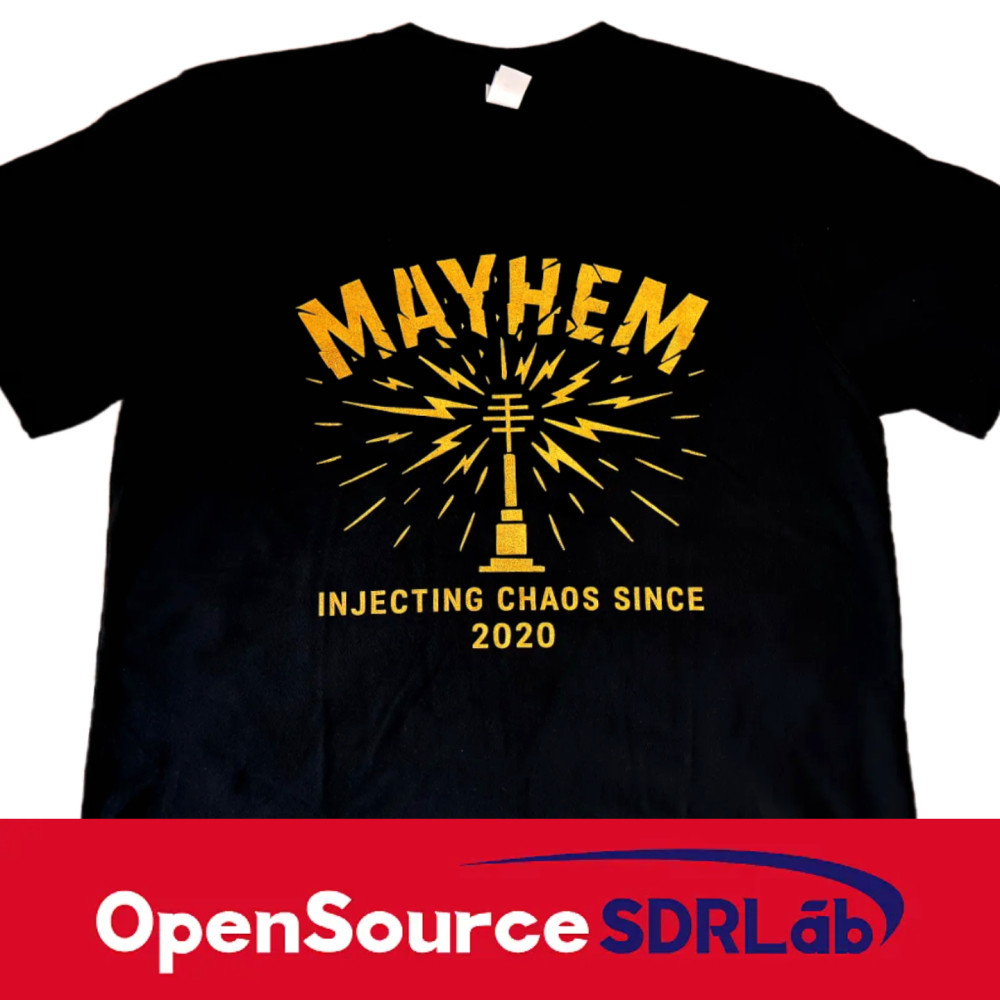 OpenSourceSDRLab Customized Mayhem T-shirt Premium Long Staple Cotton Comfortable Casual Fashionable
