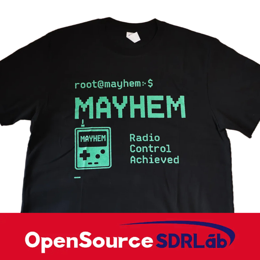 OpenSourceSDRLab Customized Mayhem T-shirt Premium Long Staple Cotton Comfortable Casual Fashionable