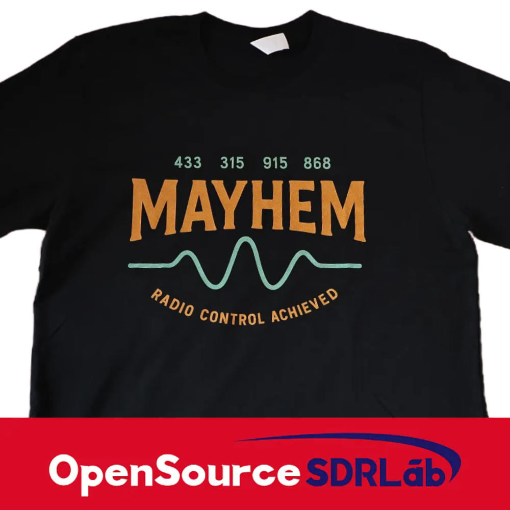 OpenSourceSDRLab Customized Mayhem T-shirt Premium Long Staple Cotton Comfortable Casual Fashionable