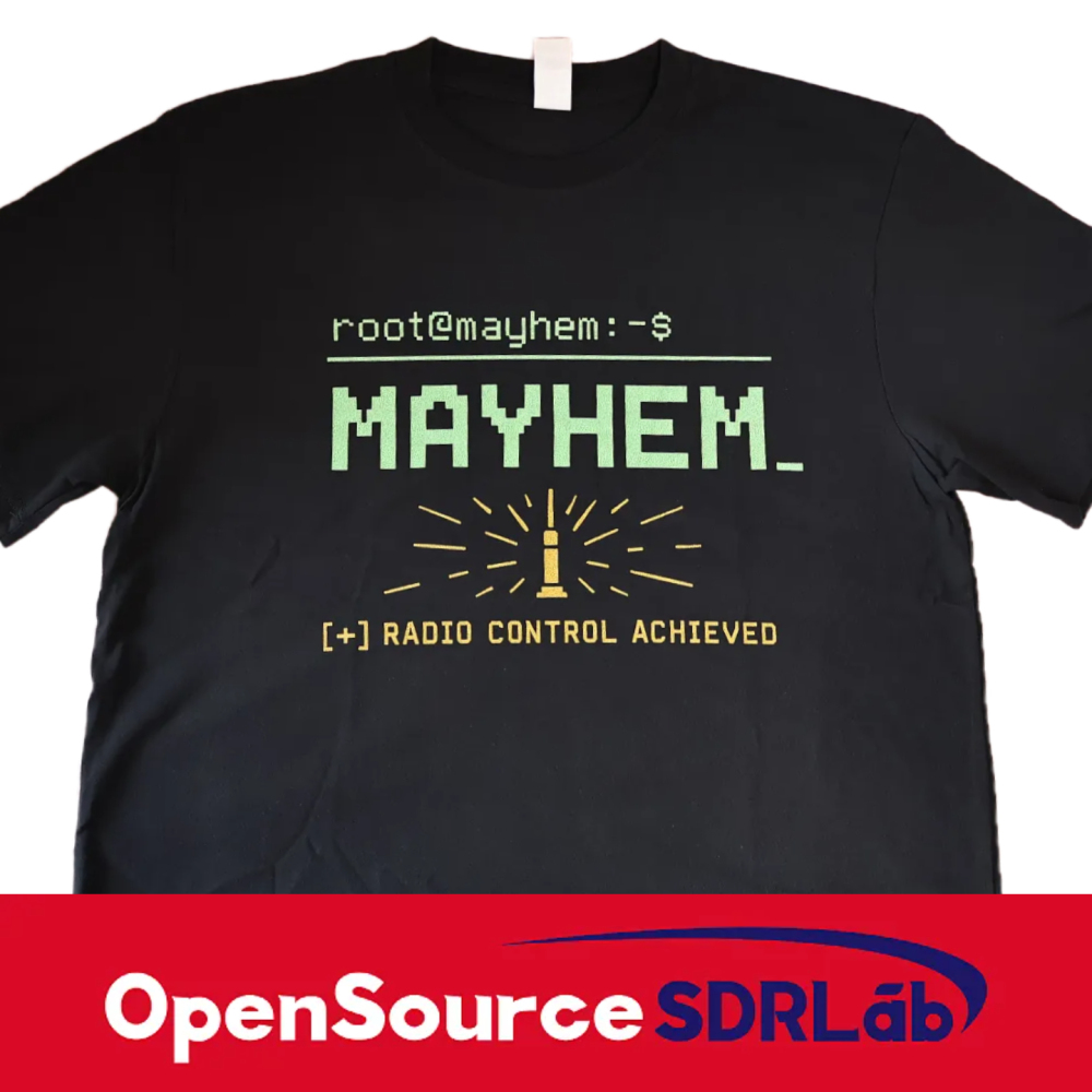 OpenSourceSDRLab Customized Mayhem T-shirt Premium Long Staple Cotton Comfortable Casual Fashionable
