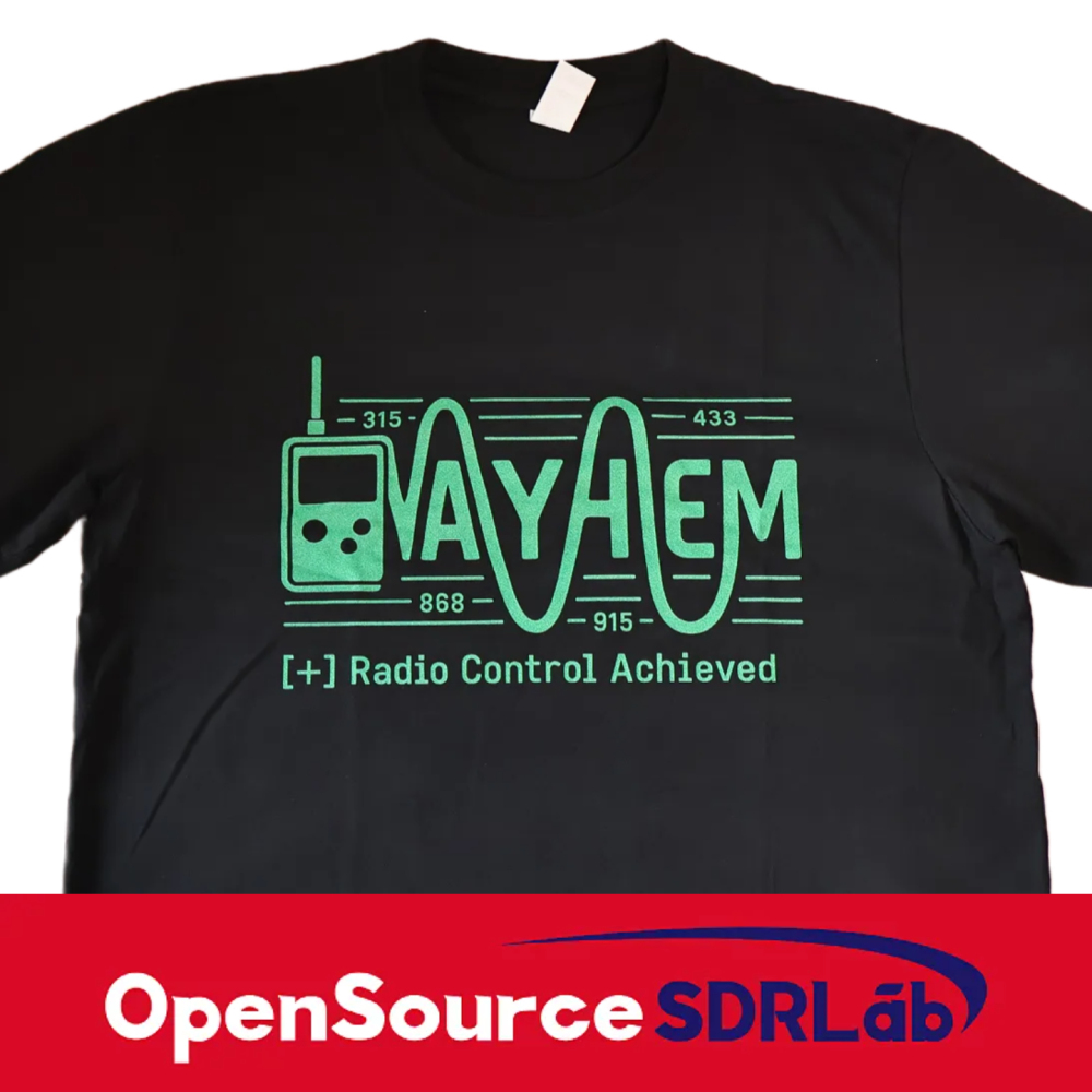 OpenSourceSDRLab Customized Mayhem T-shirt Premium Long Staple Cotton Comfortable Casual Fashionable