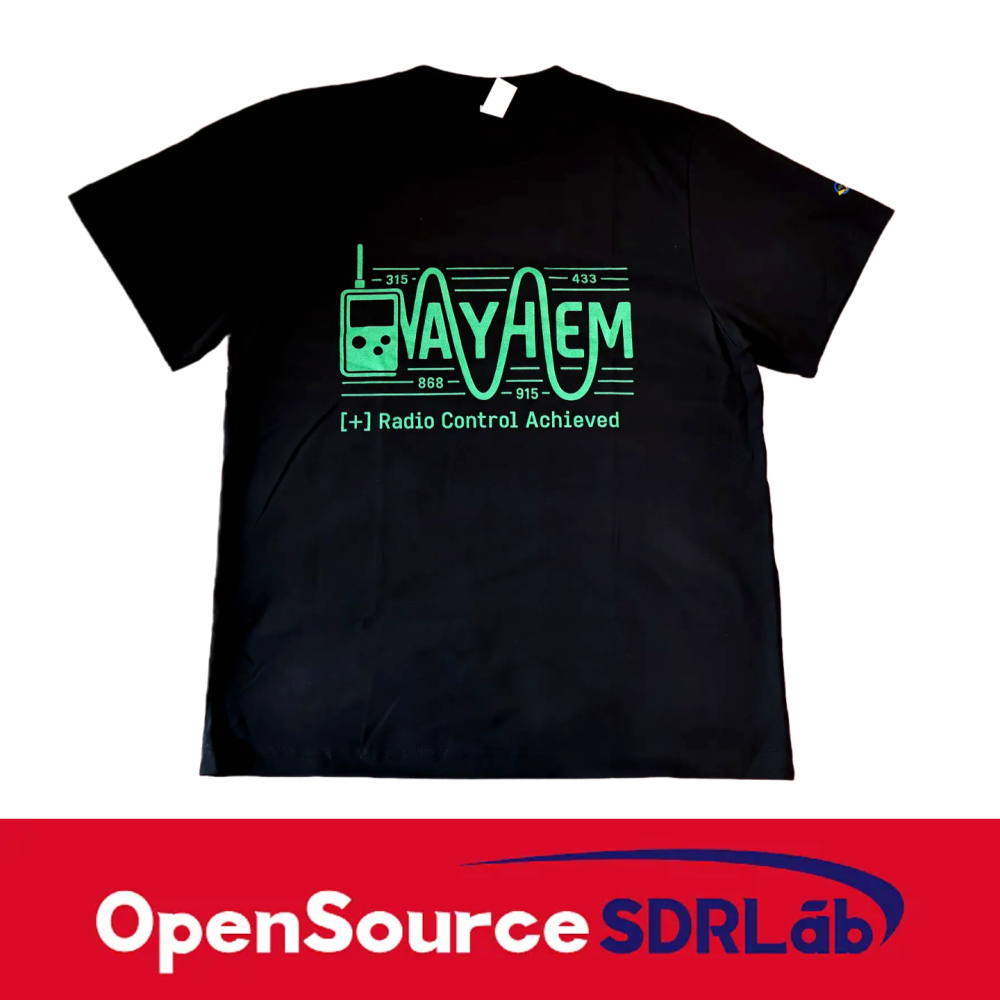 OpenSourceSDRLab Customized Mayhem T-shirt Premium Long Staple Cotton Comfortable Casual Fashionable