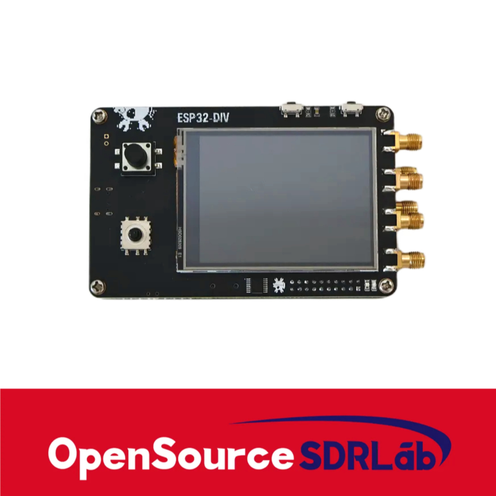 ESP32-DIV 2.8" UI display WiFi Bluetooth 2.4GHz and Sub-GHz frequency bands for wireless testing