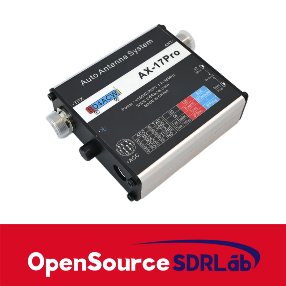 OpenSourceSDRLab AX-17 Pro Short Wave Antenna Automatic Controller ATAS-120A M-120A M-130A SD330 Electric Screwdriver Antenna