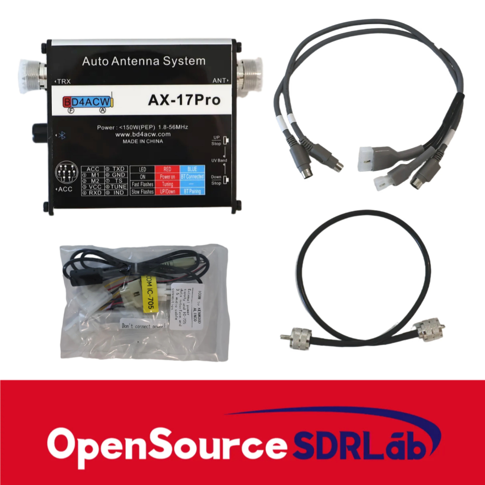 OpenSourceSDRLab AX-17 Pro Short Wave Antenna Automatic Controller ATAS-120A M-120A M-130A SD330 Electric Screwdriver Antenna