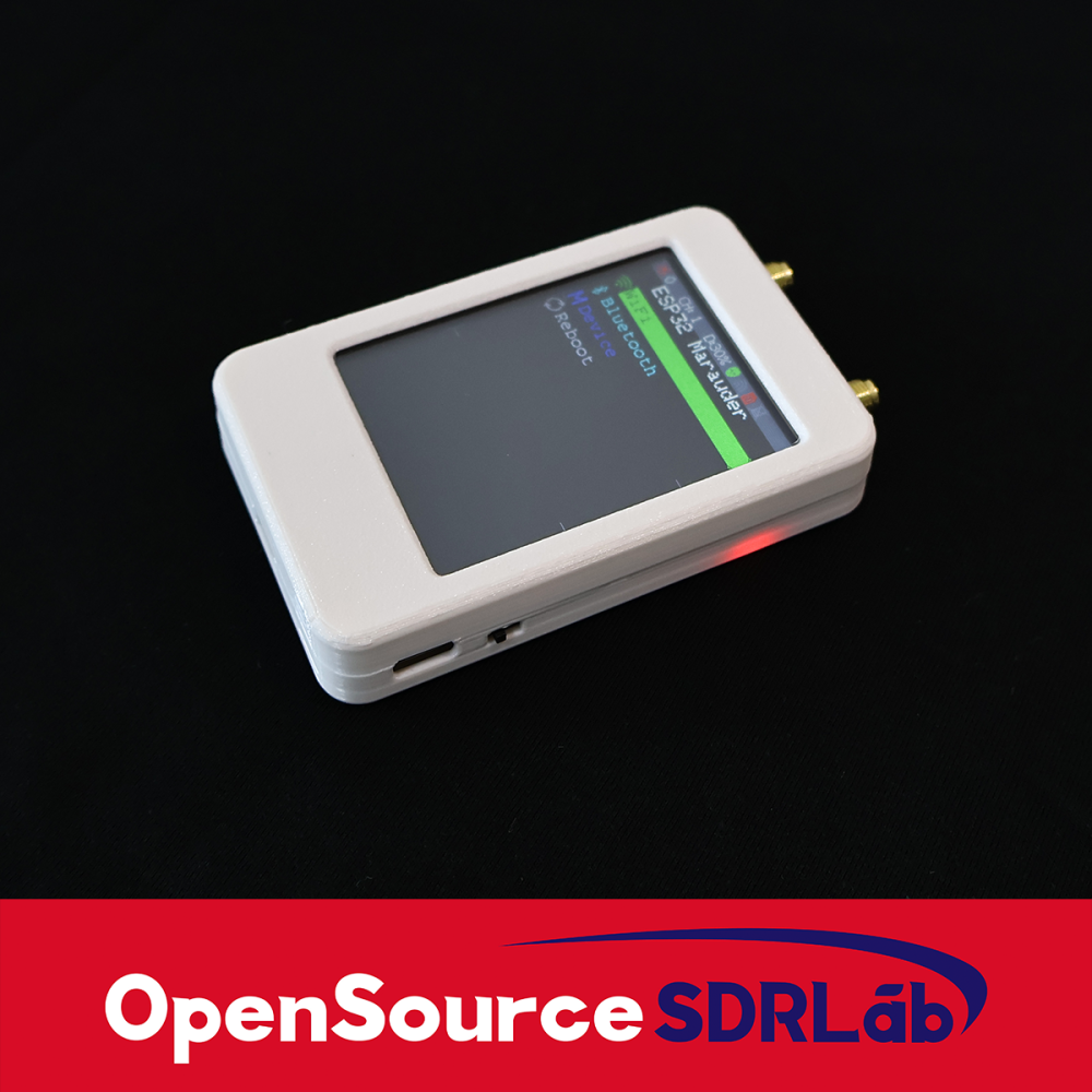 OpenSourceSDRLab Newly Designed Casing ESP32 Board With Positioning Module 2.8-inch Screen