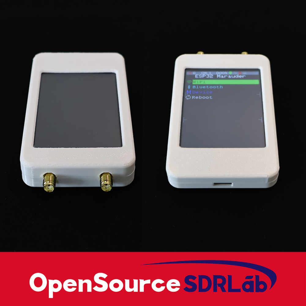 OpenSourceSDRLab Newly Designed Casing ESP32 Board With Positioning Module 2.8-inch Screen