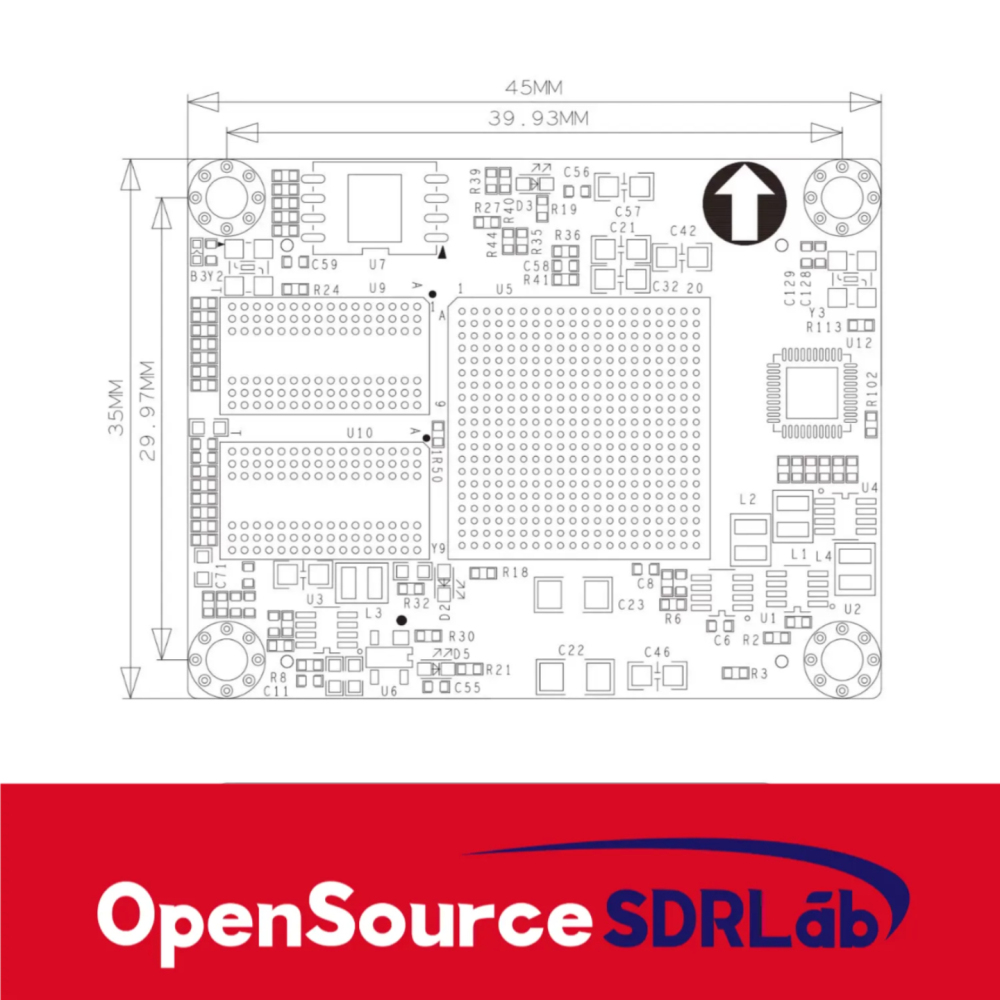 OpenSourceSDRLab FPGA core board Xilinx ZYNQ7020 ARM industrial grade ZYNQ core board XME0726