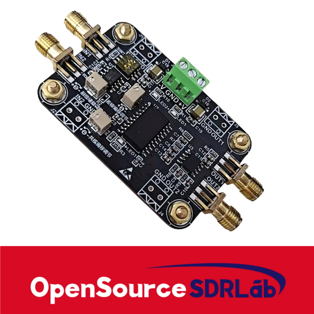 OpenSourceSDRLab AD630 Module lock-in amplifier phase sensitive detection for weak signal conditioning balanced modulator