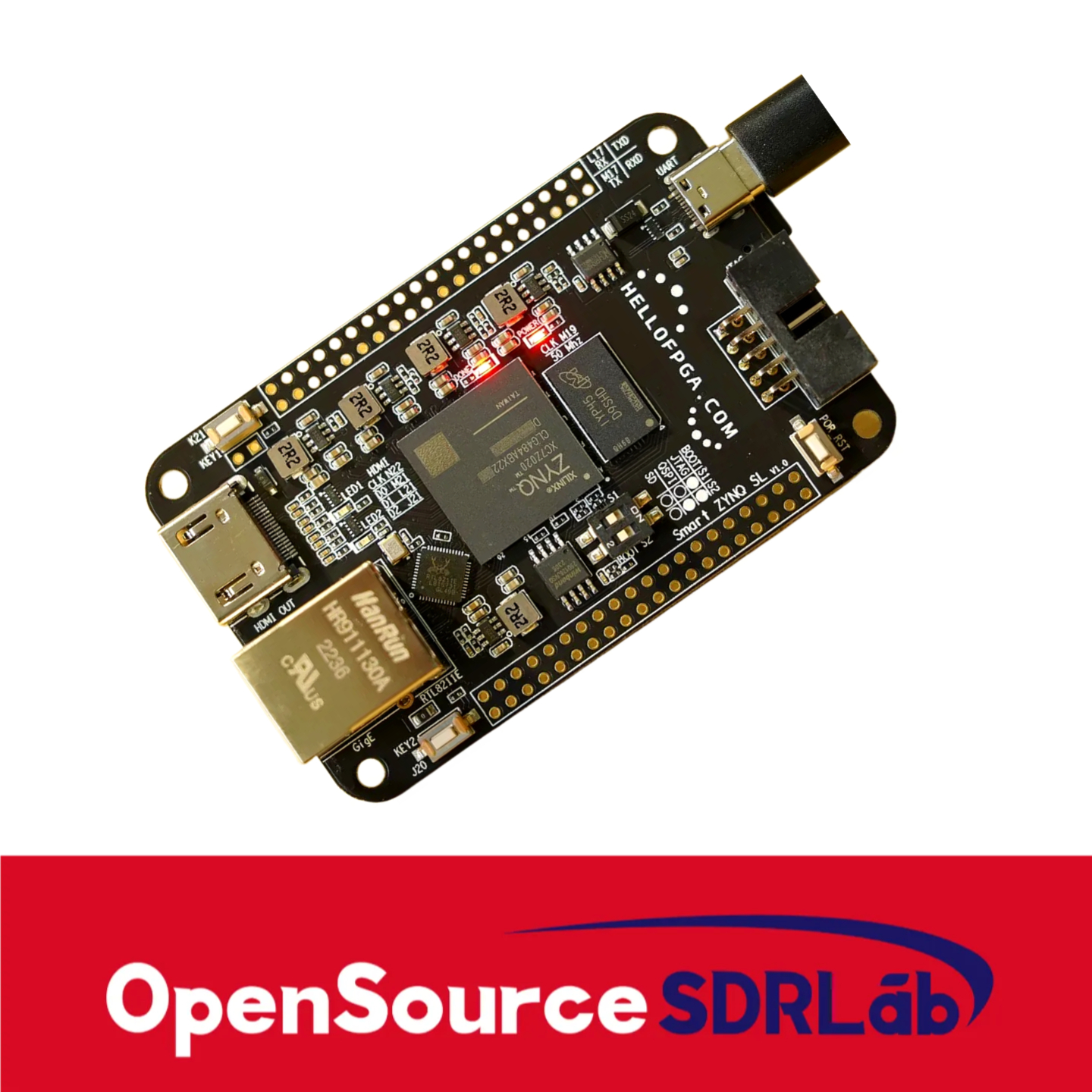 OpenSourceSDRLab ZYNQ 7020 Minimum System FPGA XILINX Development